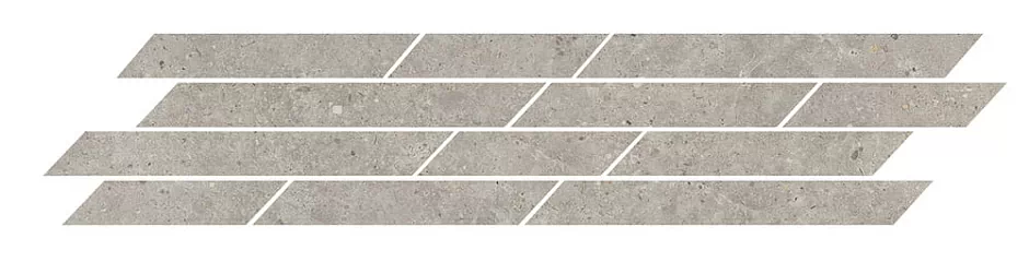 Мозаика Kerama Marazzi Риккарди мозаичный серый светлый матовый 46,8x9,8 T036/SG6537