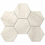 Мозаика Ametis DA01 Hexagon 25x28,5 непол. 10 мм