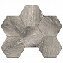 Мозаика Ametis DA03 Hexagon 25x28,5 непол. 10 мм