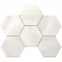 Мозаика Ametis DA00 Hexagon 25x28,5 непол. 10 мм